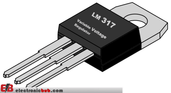 LM317 منظم الجهد القابل للتعديل