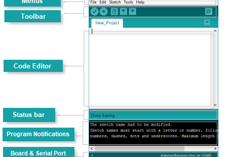 شرح برنامج Arduino IDE