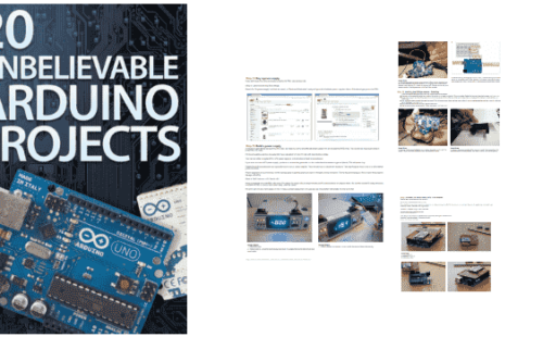 كتاب 20 مشروع لا يصدق بالأردوينو 20 unbelievable arduino projects