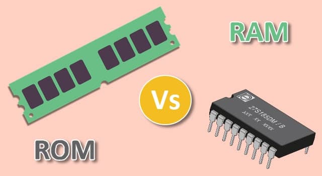 الفرق بين ذاكرة RAM و ROM