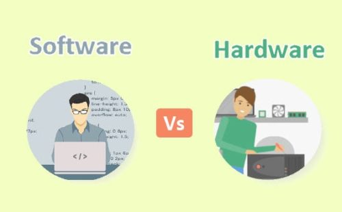 الفرق بين الهاردوير والسوفت وير ( Hardware vs Software )